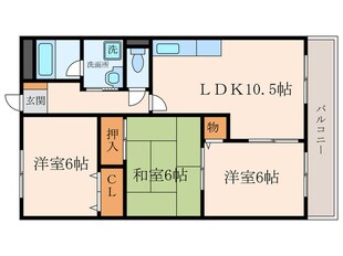 フローリーハイツⅡの物件間取画像